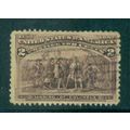 Used 231 2c Landing of Columbus Very Fine T1498