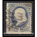 Used 206 1c Benjamin Franklin Barely Clears RA0353