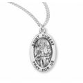 St. Hubert, Patron Saint of Hunters, Sterling S...