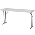 White Top Commercial Grade 60-inch Folding Tabl...