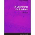 36 Originaltanze By Franz Schubert For Solo Pia...