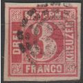 Mi: 9 used 1862 Bavaria Cat € 10