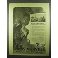 1918 Johns-Manville Asbestos Roofing Ad - The L...