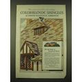 1918 Johns-Manville Asbestos Color-Blende Shing...