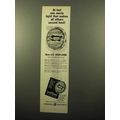 1961 General Electric Uniflood Movie Light Ad - At Last