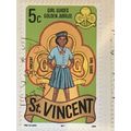 St Vincent 1977 Girl Guides Anniversary 5c Embl...