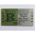 Isle of Man Railway Douglas - Peel Road Ticket