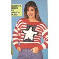 Crochet Sweater Pattern Stars & Stripes Pullover