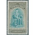 Barbados 1951 12c blue-green & brown-olive SG 2...