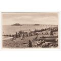 The Beach and Pier Worthing Postcard West Susse...