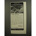1953 Hotel del Coronado Ad - Happy New Year