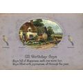 All Birthday Joys, Antique Postcard