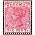 1884 -1890 Queen Victoria - New Design 1d carmi...