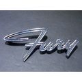 1965 66 67 Plymouth Fury Emblem OEM 2524233