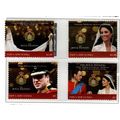 Papua New Guinea ASC 1672-75 2011 Royal Wedding...