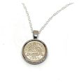1932 93rd Birthday Silver threepence Round Silv...