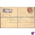 Nigeria Registered Letter 1940 - to England