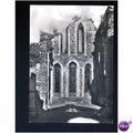 Wales VALLE CRUCIS ABBEY Postcard by Ministry o...