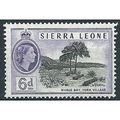 Sierra Leone 1956 SG216 6d Black & Violet Mount...