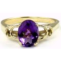 Amethyst, 10KY Gold Ring, R300