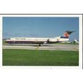 Aviation INTER-CANADIAN FOKKER F28-0100 Postcar...