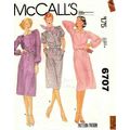Vintage McCall's #6707 Misses Dress Pattern - S...