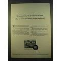1963 Warner & Swasey Hopto Hydraulic Backhoe Ad