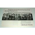 1970 CBS Radio Network Ad w/ Mike Wallace +