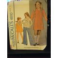 McCall's 4810 Girl's Dress or Top & Pants Patte...