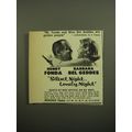 1960 Silent Night, Lonely Night Play Ad - Mr. F...
