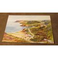 Valentines Art Colour Postcard - Caswell Bay, G...