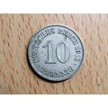 1912e 10 Pfennig Germany Empire Coin