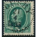 Sweden Facit 0052c/Scott 56a, 5ö blue-green Osc...