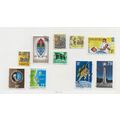 TANGANYIKA 1961 INDEPENDENT 10 STAMP LOT ALL DI...