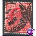 GB stamps 1902-10 KEV11 - 1d SG219 Bradford 8