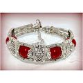 Sale Tibetan Silver Hill Tribe Ruby Red Beads B...