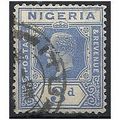 Nigeria 1921 SG23 3d Bright Blue Fine Used . .