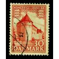 DENMARK 1953 SG 390 30 ORE RED NYBORG CASTLE FI...