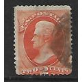 USA 1870 2c RED SG 185 FINE USED