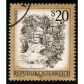Austria 1977 Landscapes 20S Used Stamp.