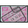 Belgium Epm Mi 167: 20 Fr. lilac-rose Railway P...