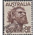 AUSTRALIA, 1950 8.5d Aborigine, SG 238 (Scott #...