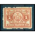 Used Revenue $1 N.Y. Stock Transfer Fine WA2864