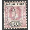 1921 -1932 King George V - New Watermark 50c Fi...