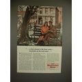 1944 Milwaukee Road Train Ad - Trout Stream in Front