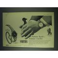 1958 Smiths F.639 and A.358 Watches Ad - Peter Scott - Famous hands