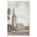 The Marble Church Bodelwyddan E W Trick Art Postcard A1776