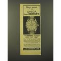 1964 Benson's Omega Constellation Watch Ad - Buy your Omega from Benson's