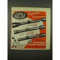 1963 Leupold Scopews Ad - Superior at modest cost