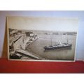 ENTRANCE TO GRAND HARBOUR, MALTA used antique p...